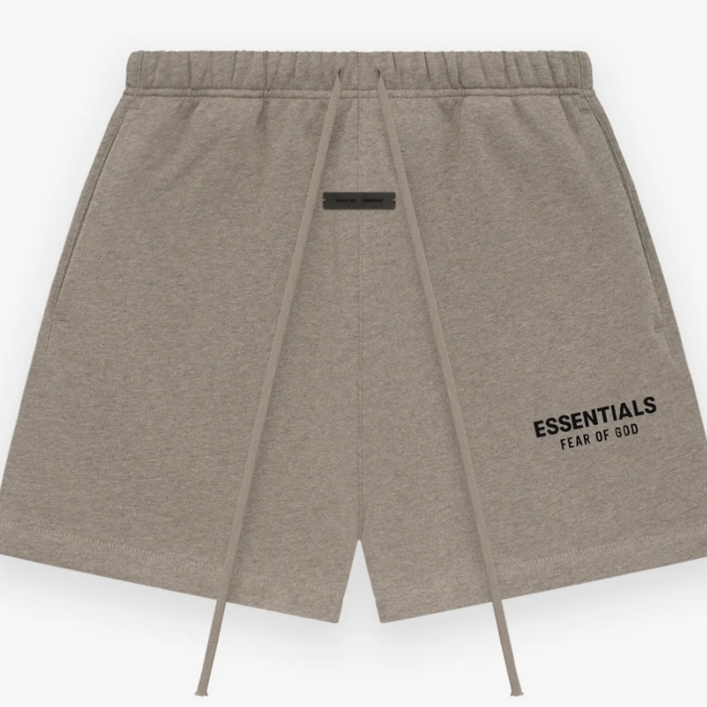 Essentials Fear Of God Homestead Heather Grey Shorts Size Large